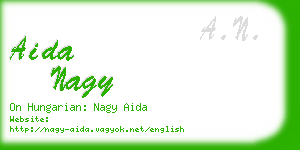 aida nagy business card